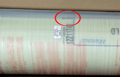 ro反滲透膜的安裝方向怎么識別？-藍膜
